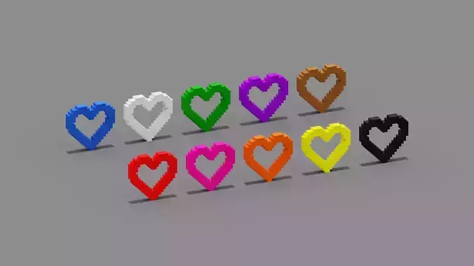 Voxel Heart Collection
