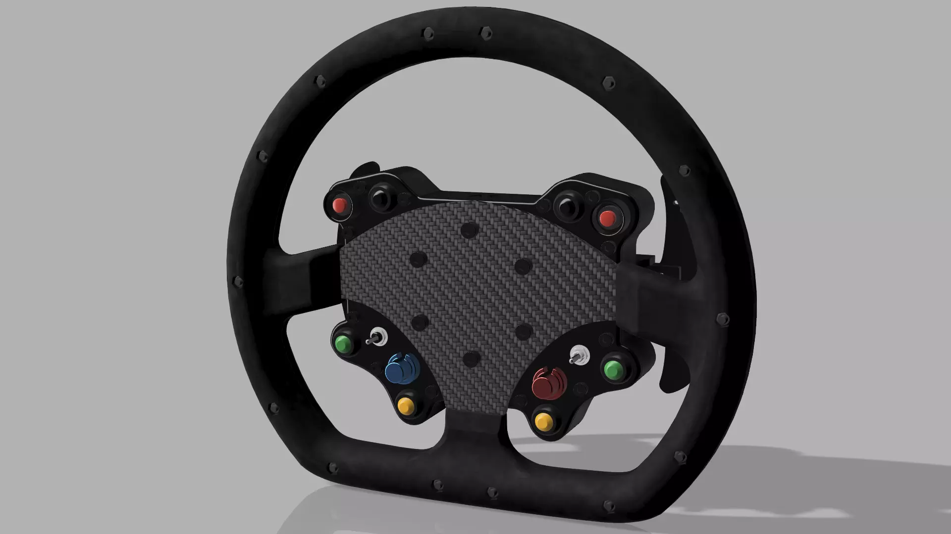 DIY AC GT-TURISMO STEERING WHEEL 3D print model_0