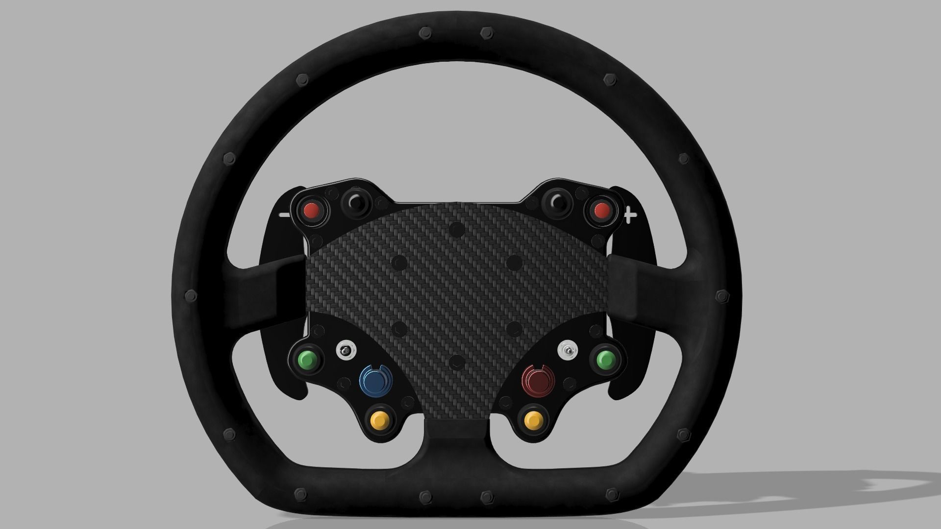 DIY AC GT-TURISMO STEERING WHEEL 3D print model_1