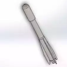 Space Rocket Paperweight