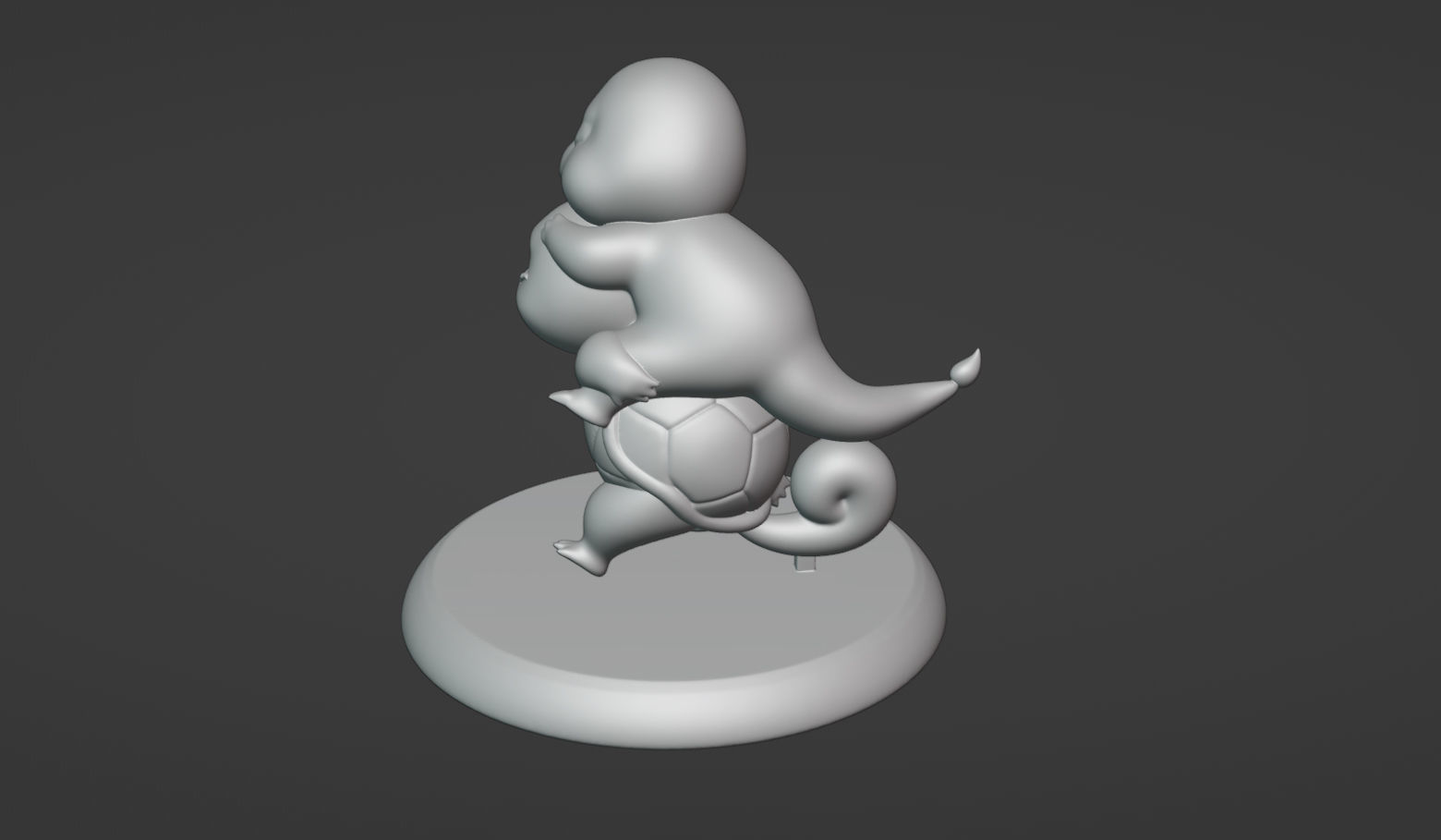 Squirtle helping Charmander - 3D print 3D print model_6