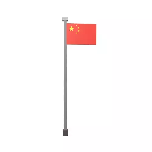 Voxel China Flag v1 001