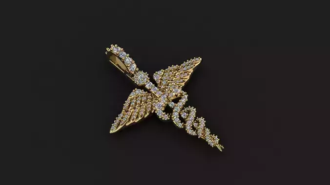 Diamond medical sign snake