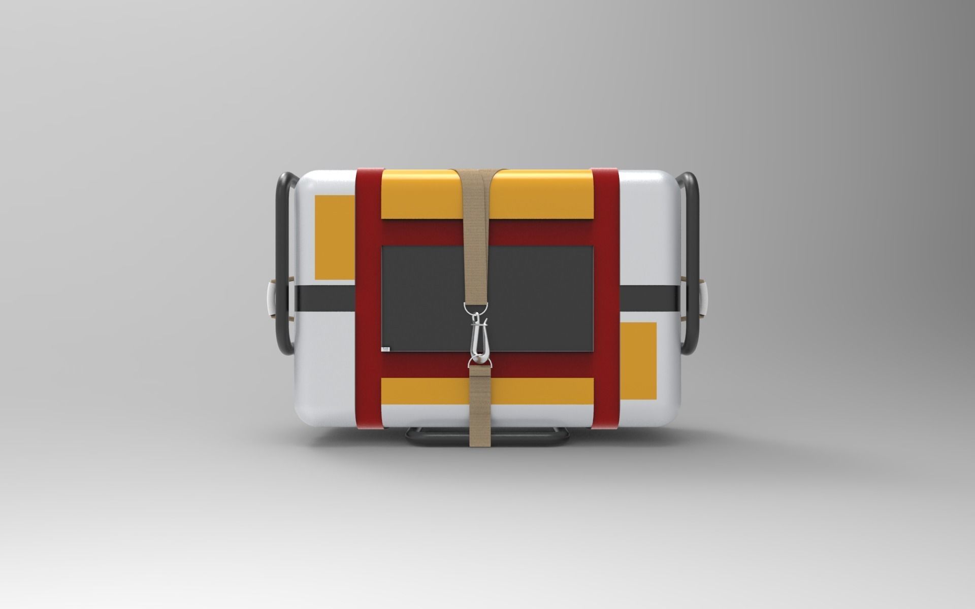 life raft 3d printed cura 3D print model_5