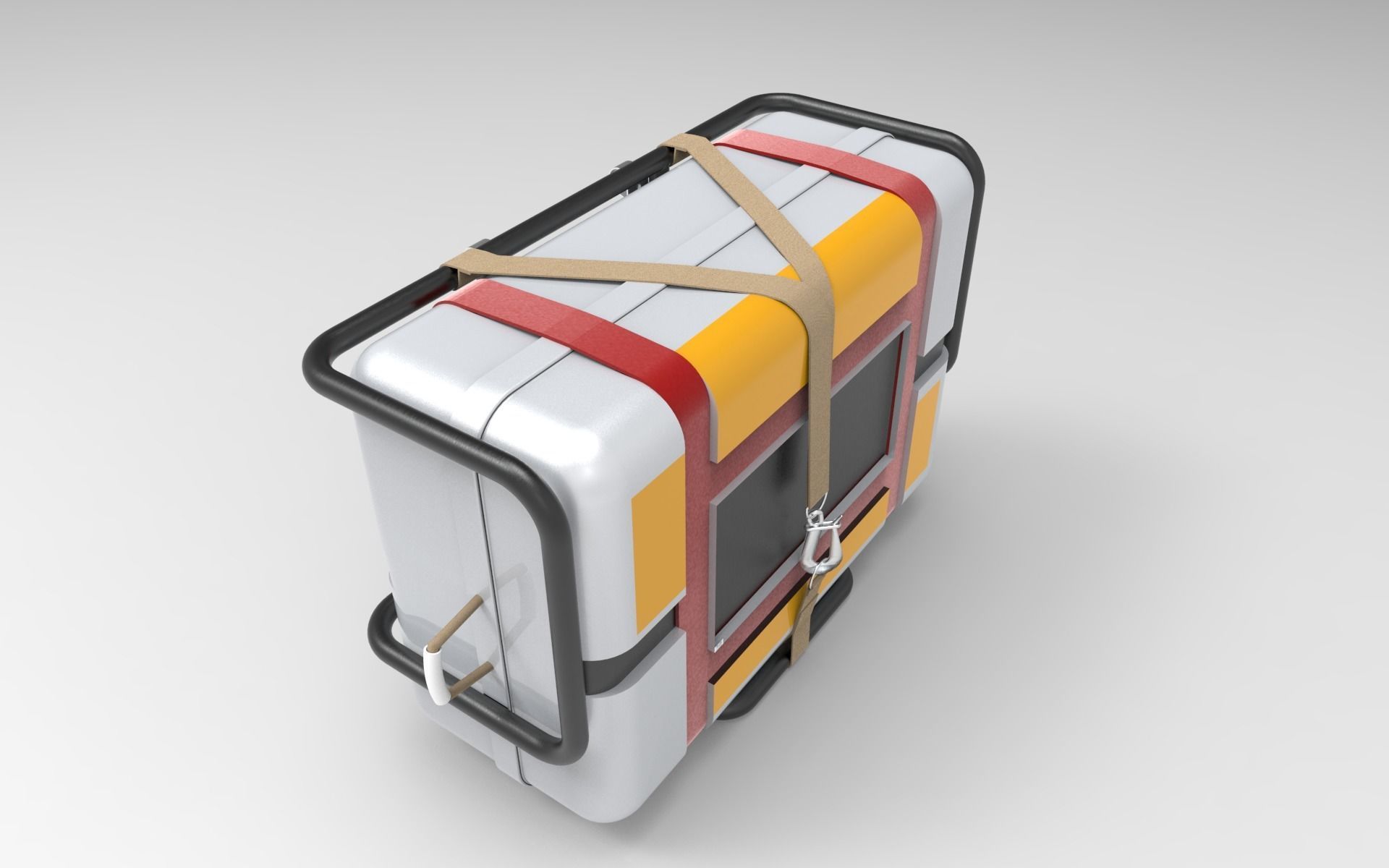 life raft 3d printed cura 3D print model_7