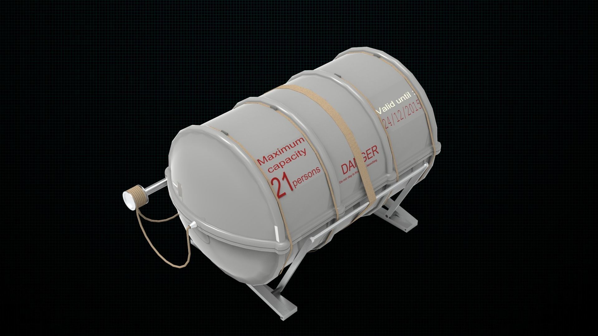 liferaft 2 3d printed cura 3D print model_7
