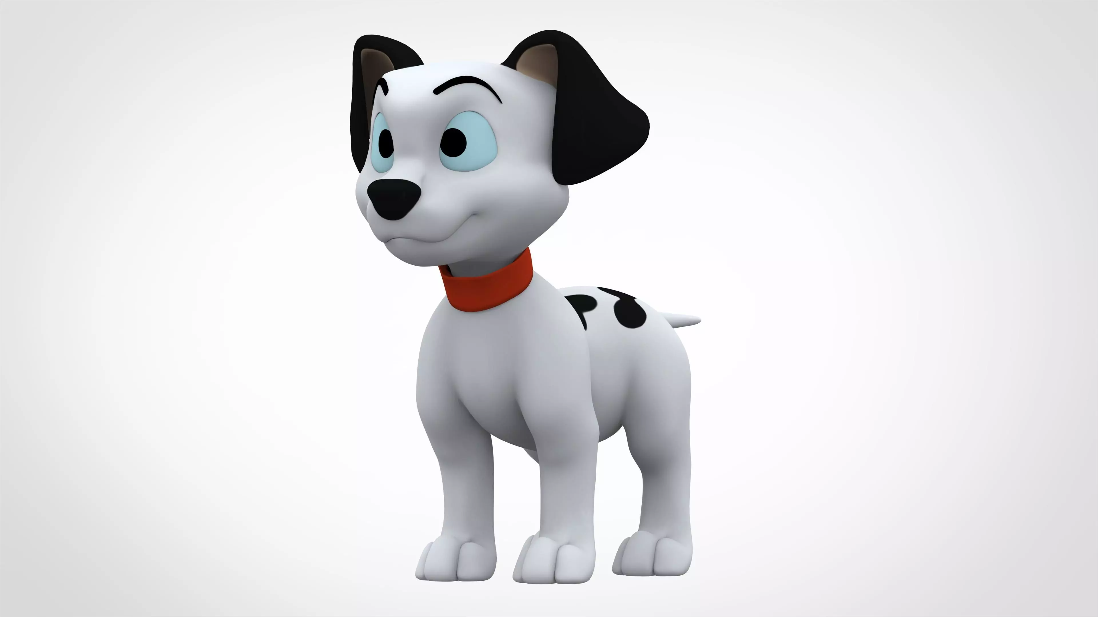 Lucky Low-poly 3D model