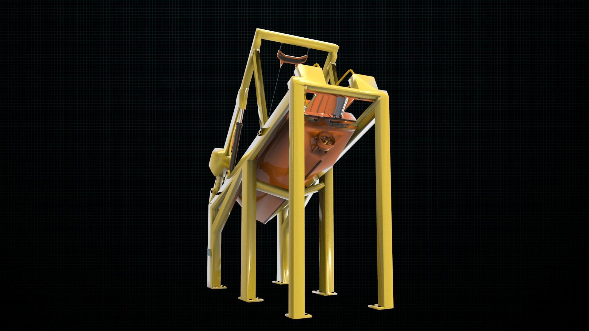 lifeboat 3d printed cura 3D print model_11