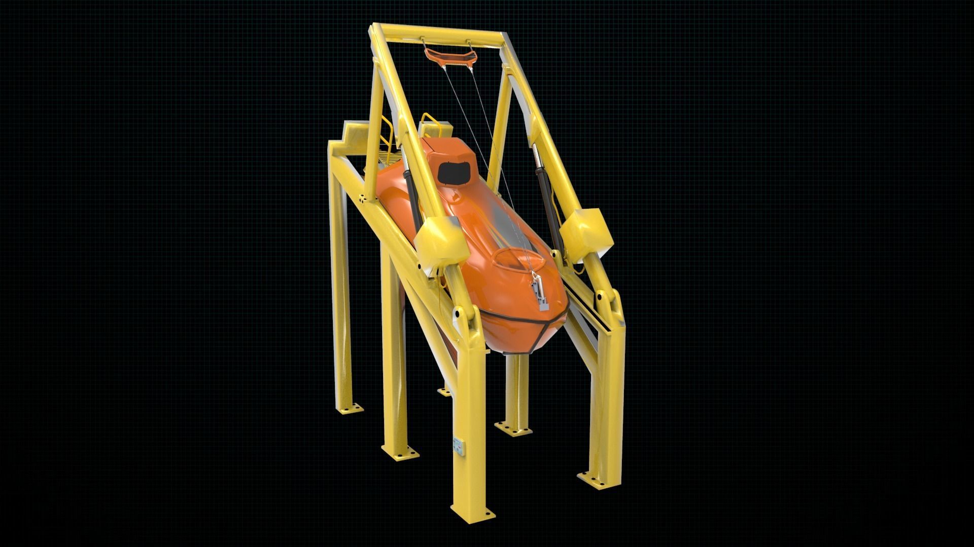 lifeboat 3d printed cura 3D print model_13