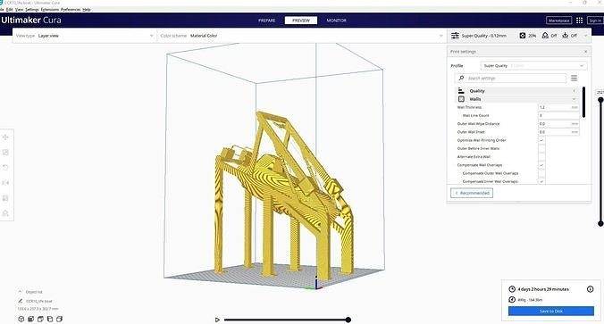 lifeboat 3d printed cura 3D print model