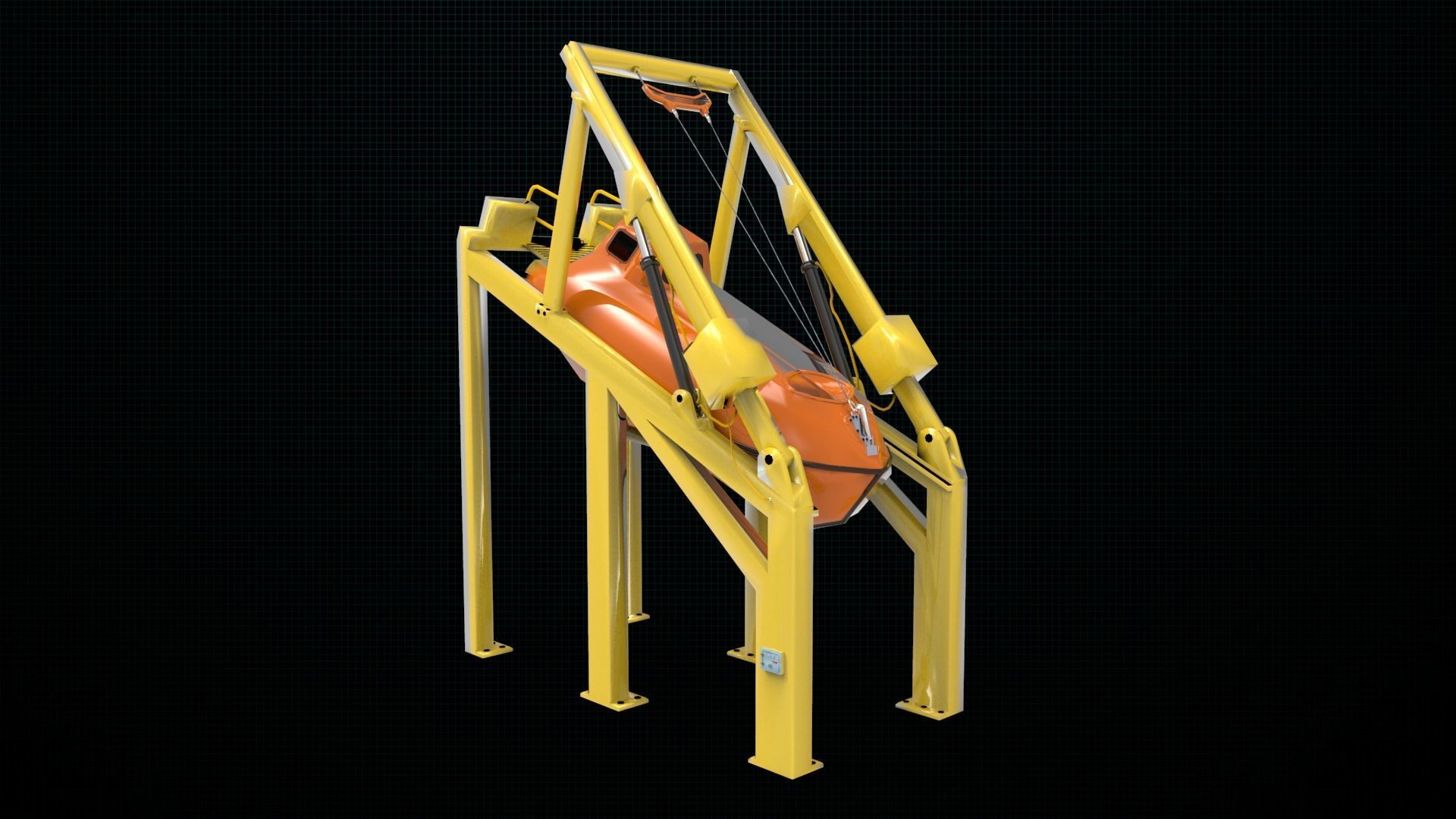 lifeboat 3d printed cura 3D print model_9