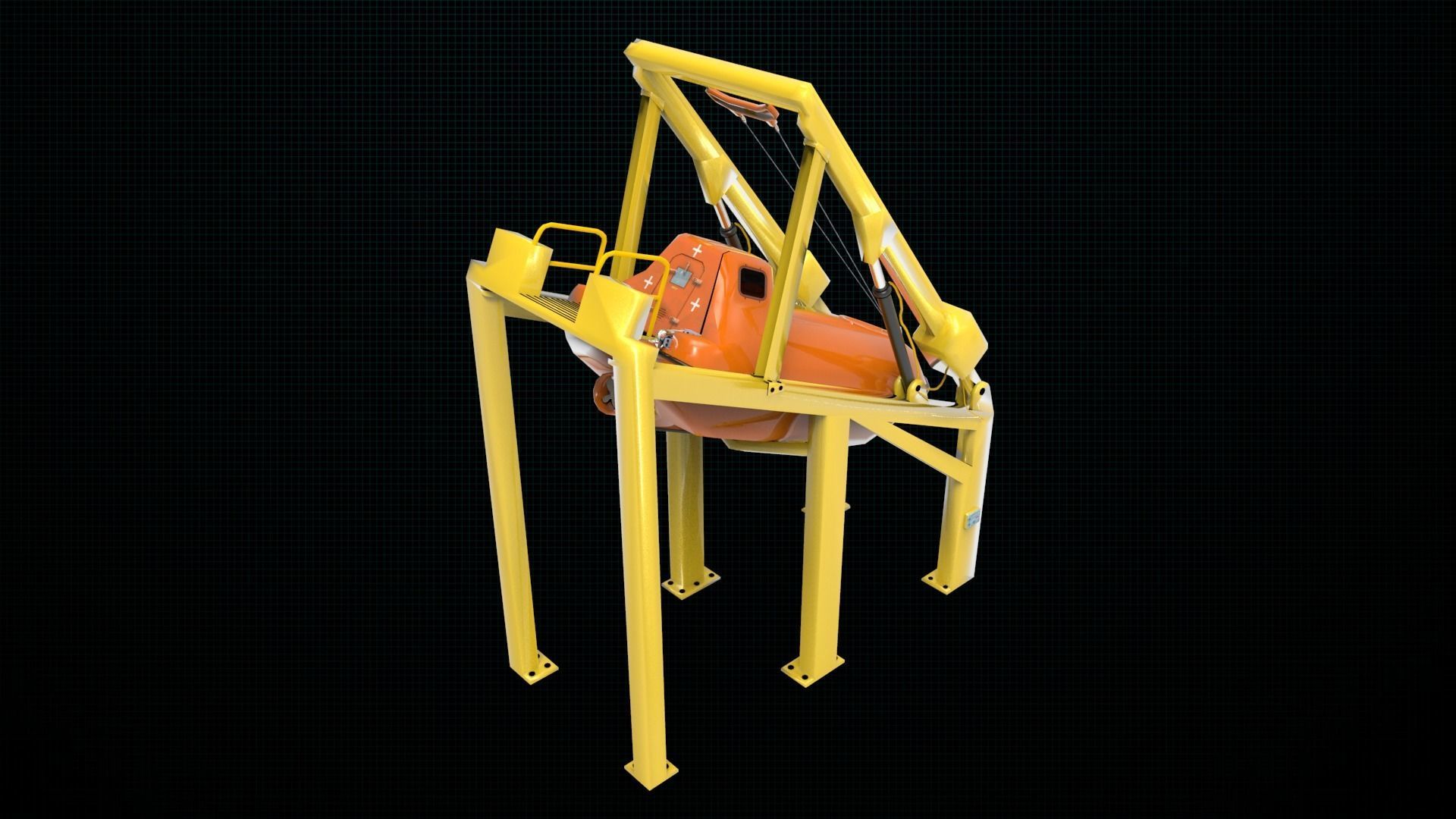 lifeboat 3d printed cura 3D print model_8