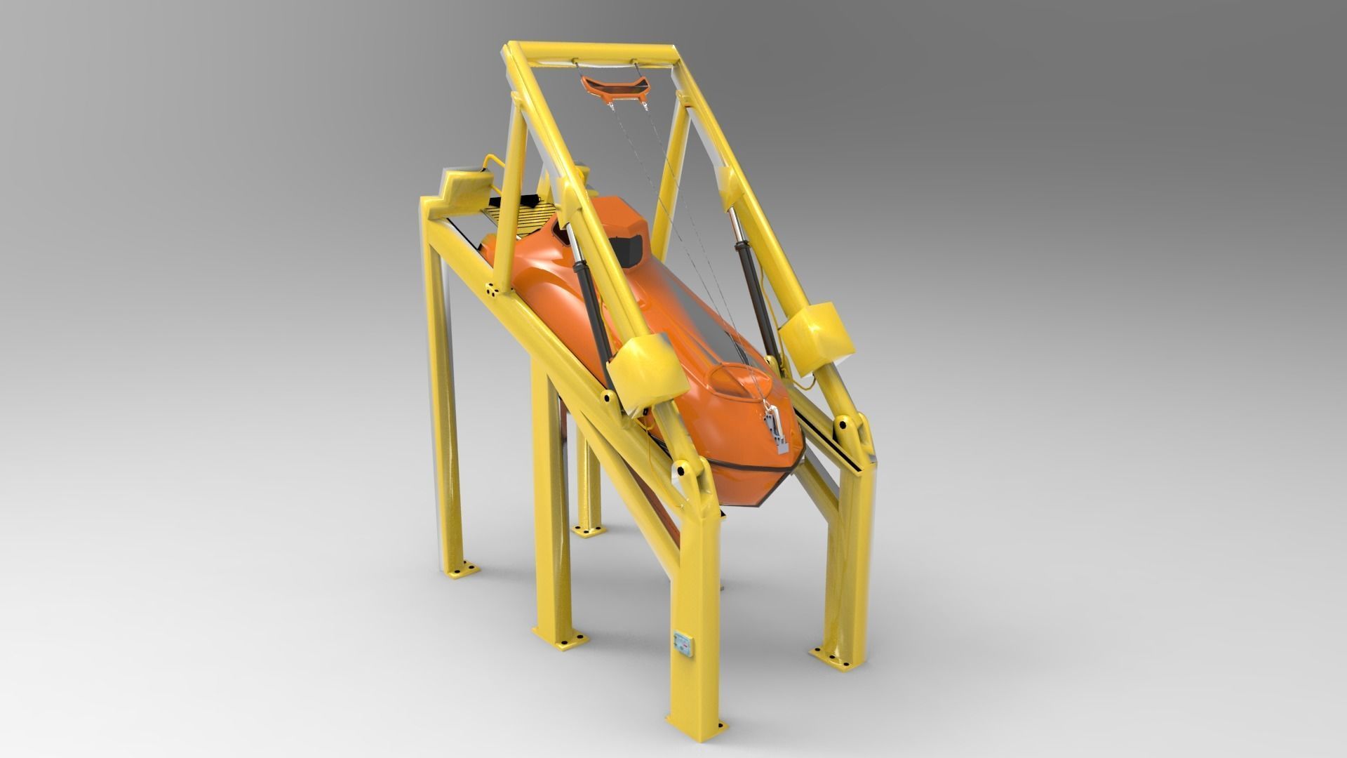 lifeboat 3d printed cura 3D print model_7