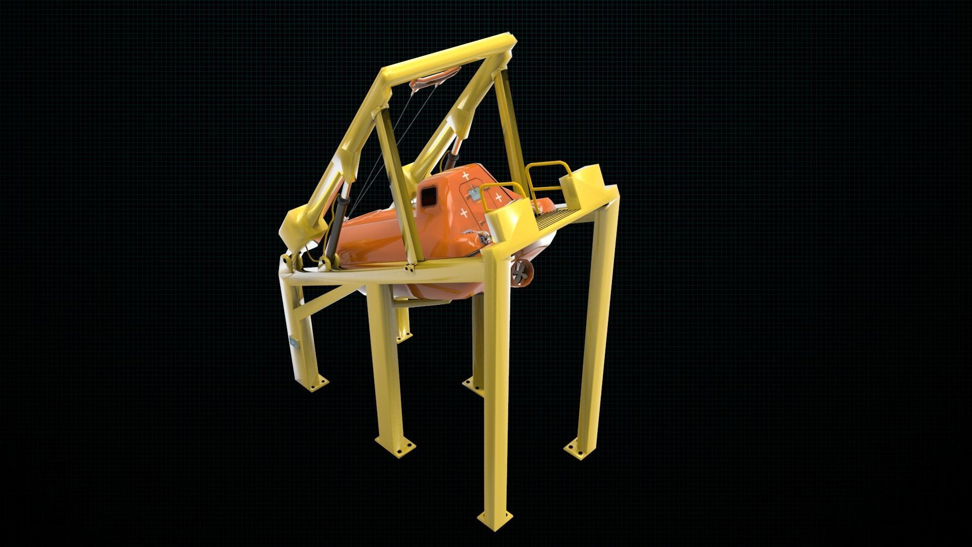 lifeboat 3d printed cura 3D print model_2