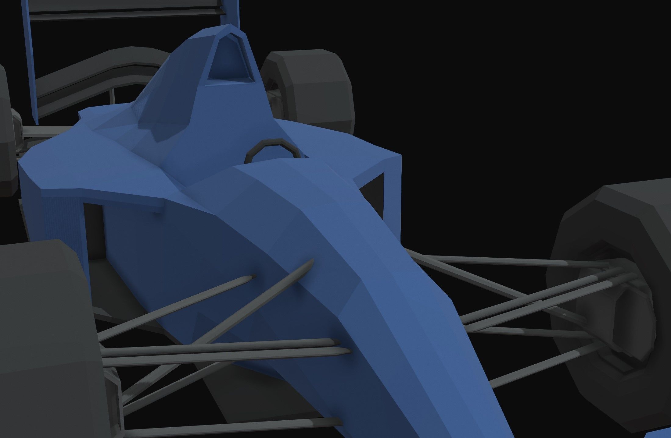FW16 Formula 1 Low Poly Low-poly 3D model_3