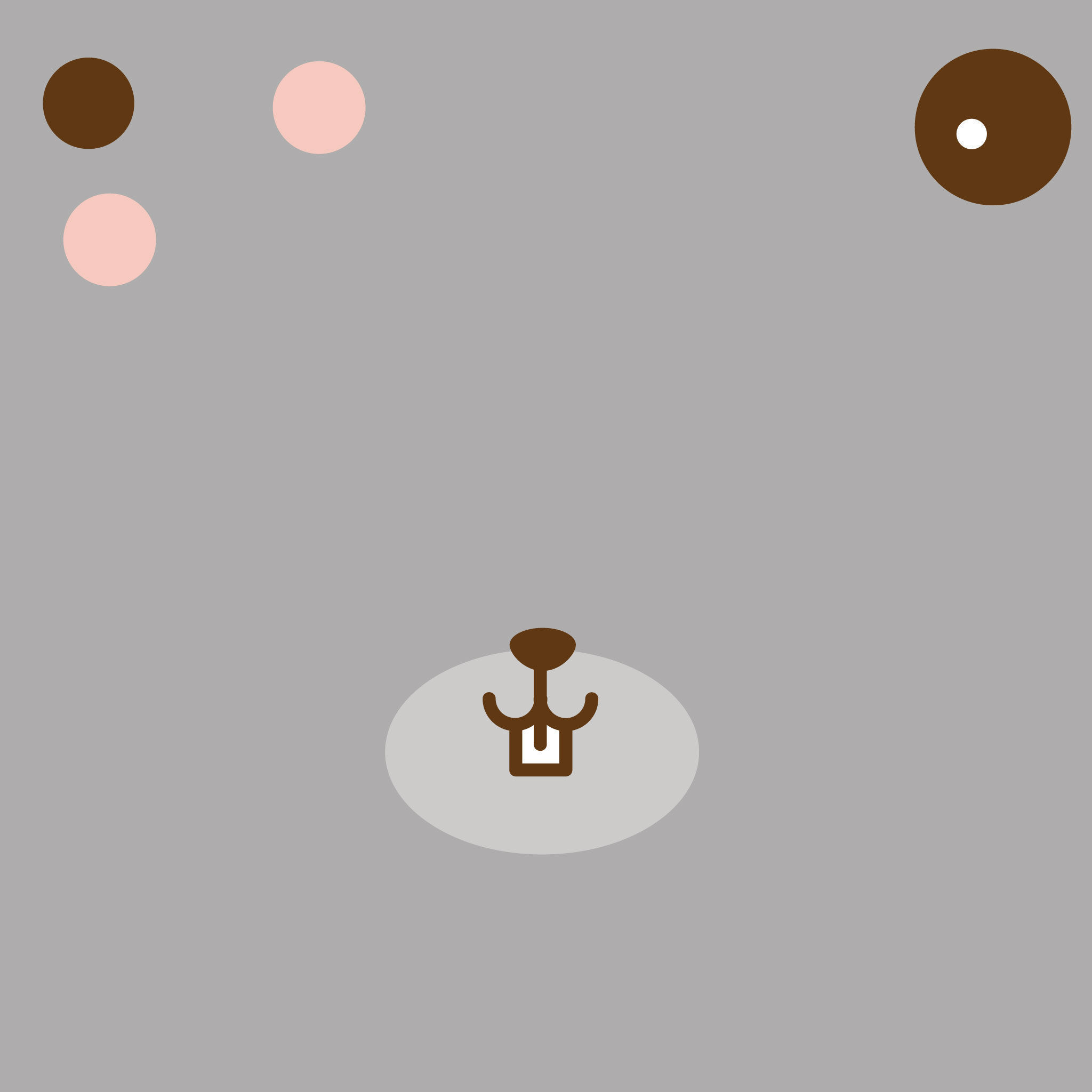 Animal Head Cartoon 3D Low-poly 3D model_22