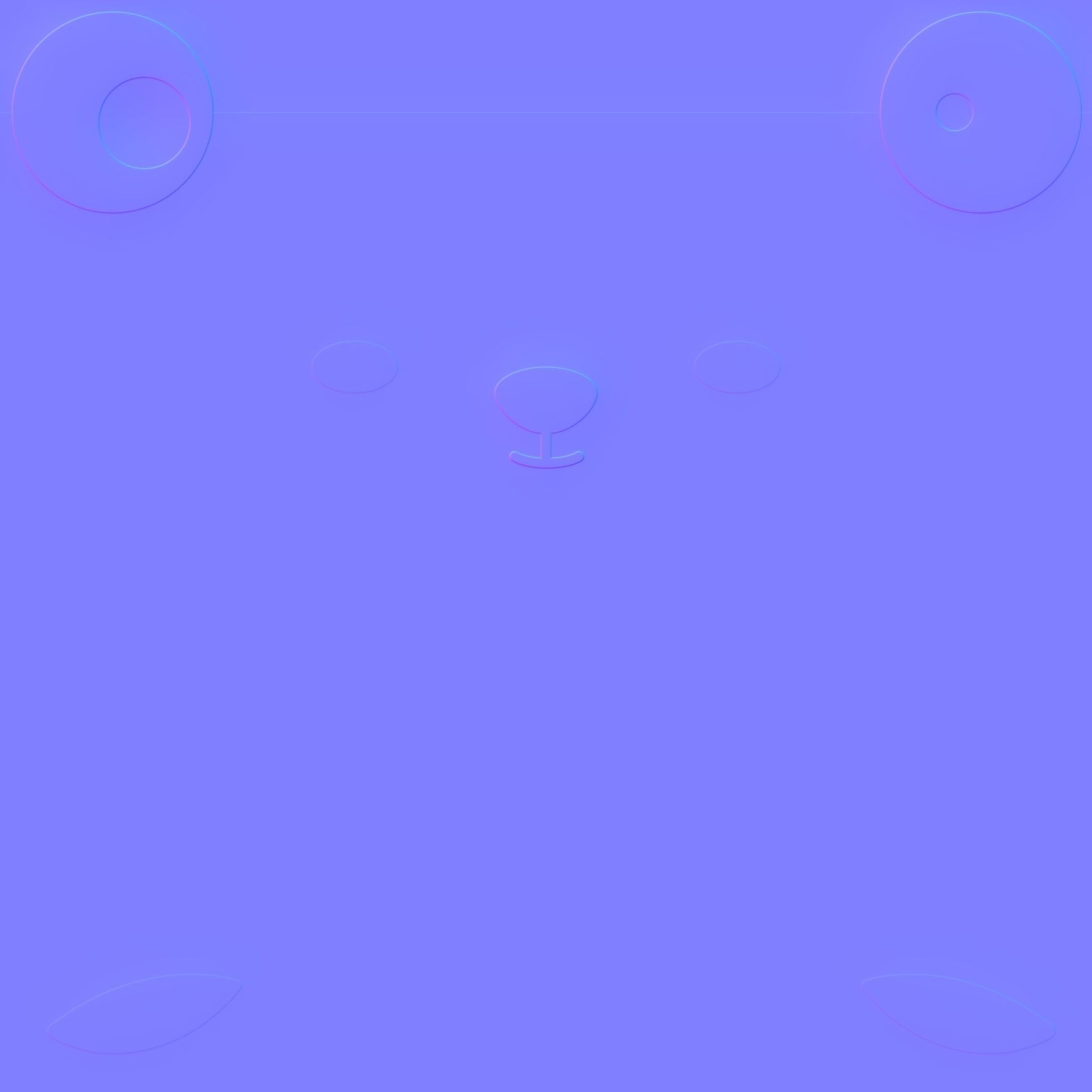 Animal Head Cartoon 3D Low-poly 3D model_27