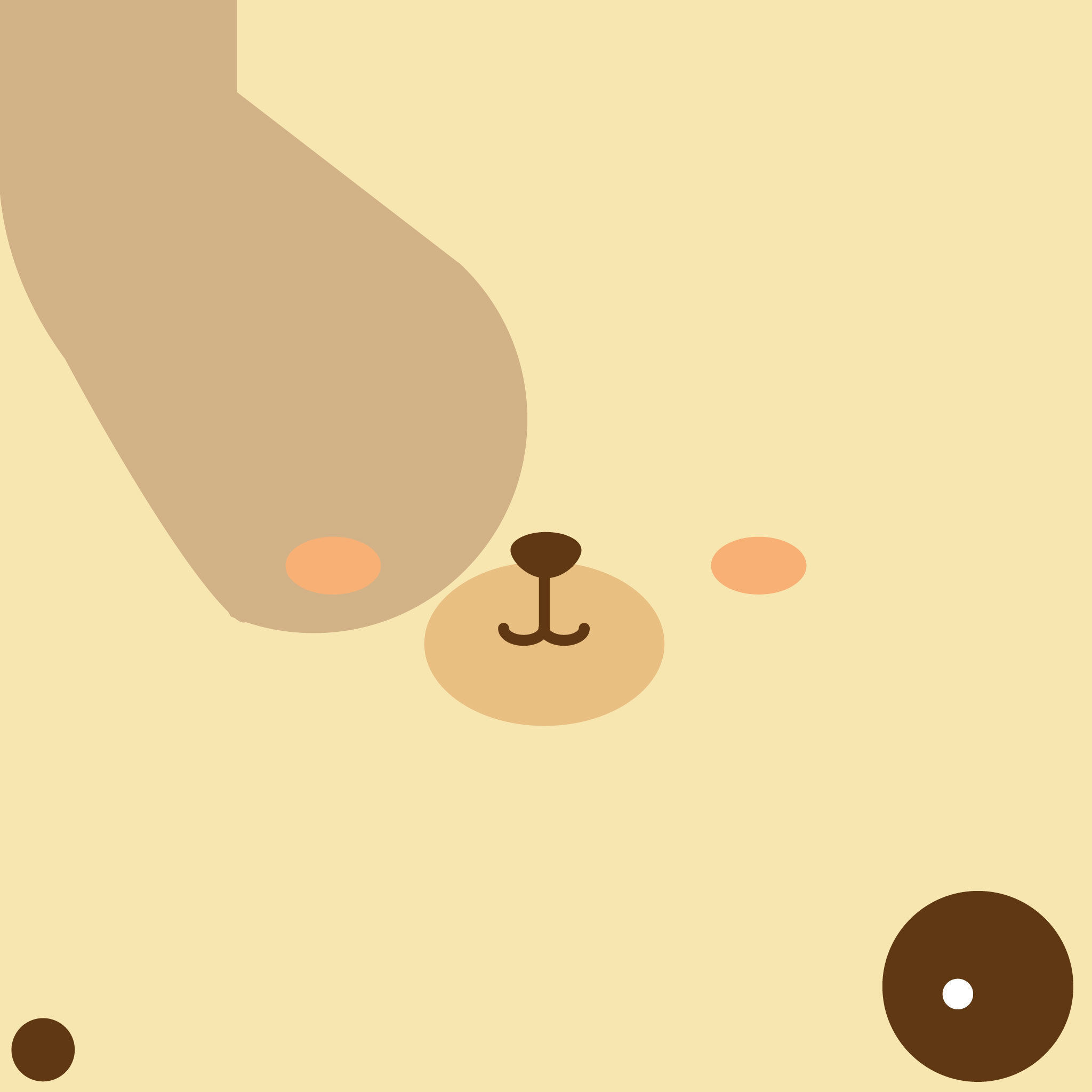 Animal Head Cartoon 3D Low-poly 3D model_18