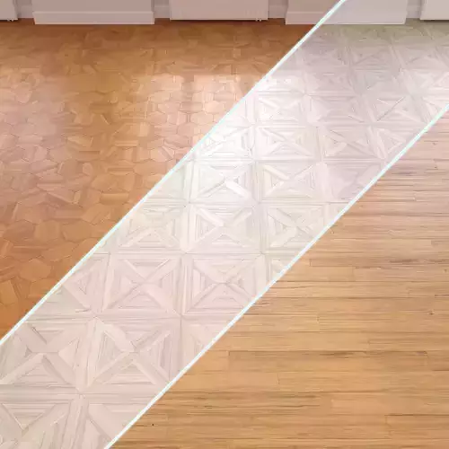 Parquet - Laminate - Wooden floor 3 in 1
