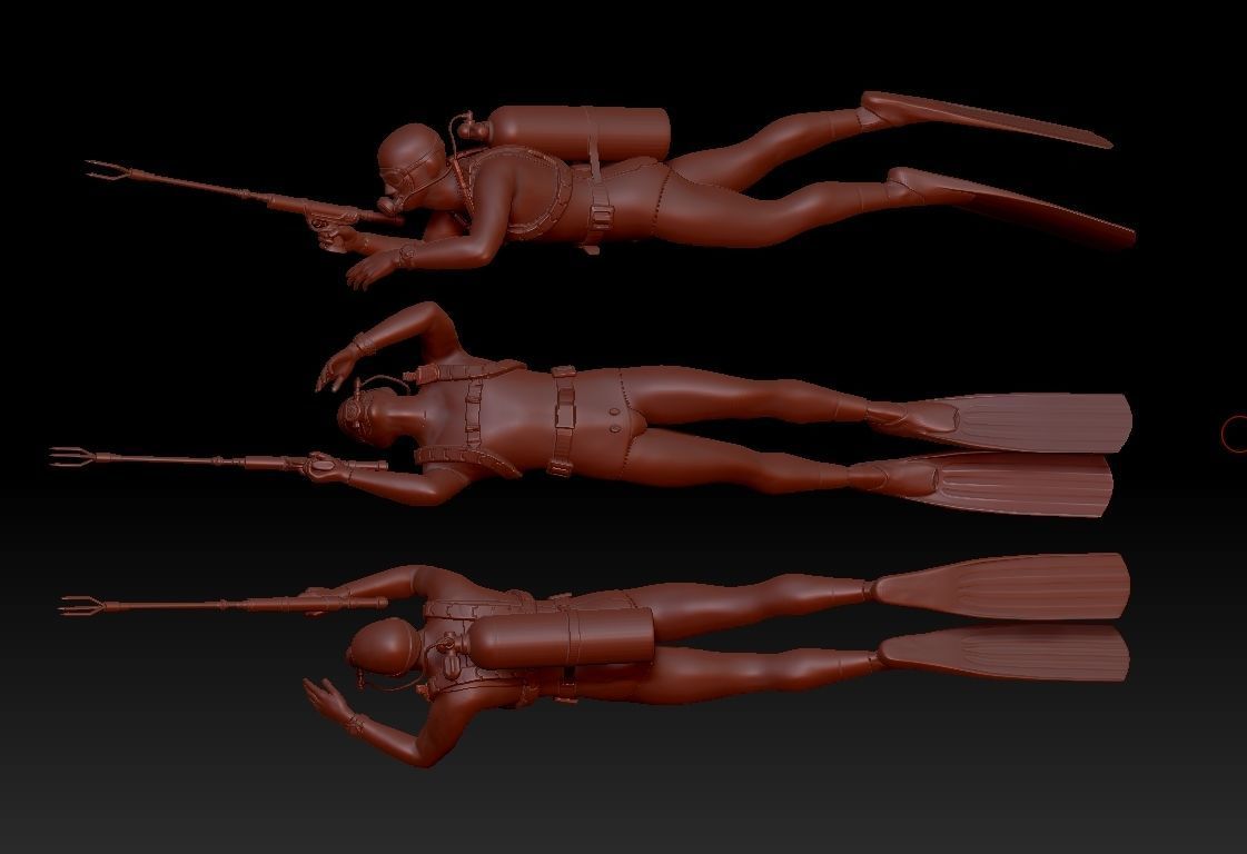 skin scuba 3 3D print model_8