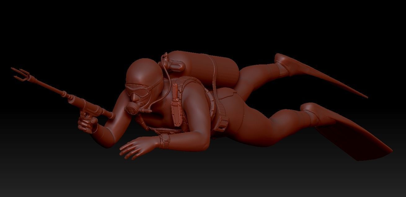 skin scuba 3 3D print model_6