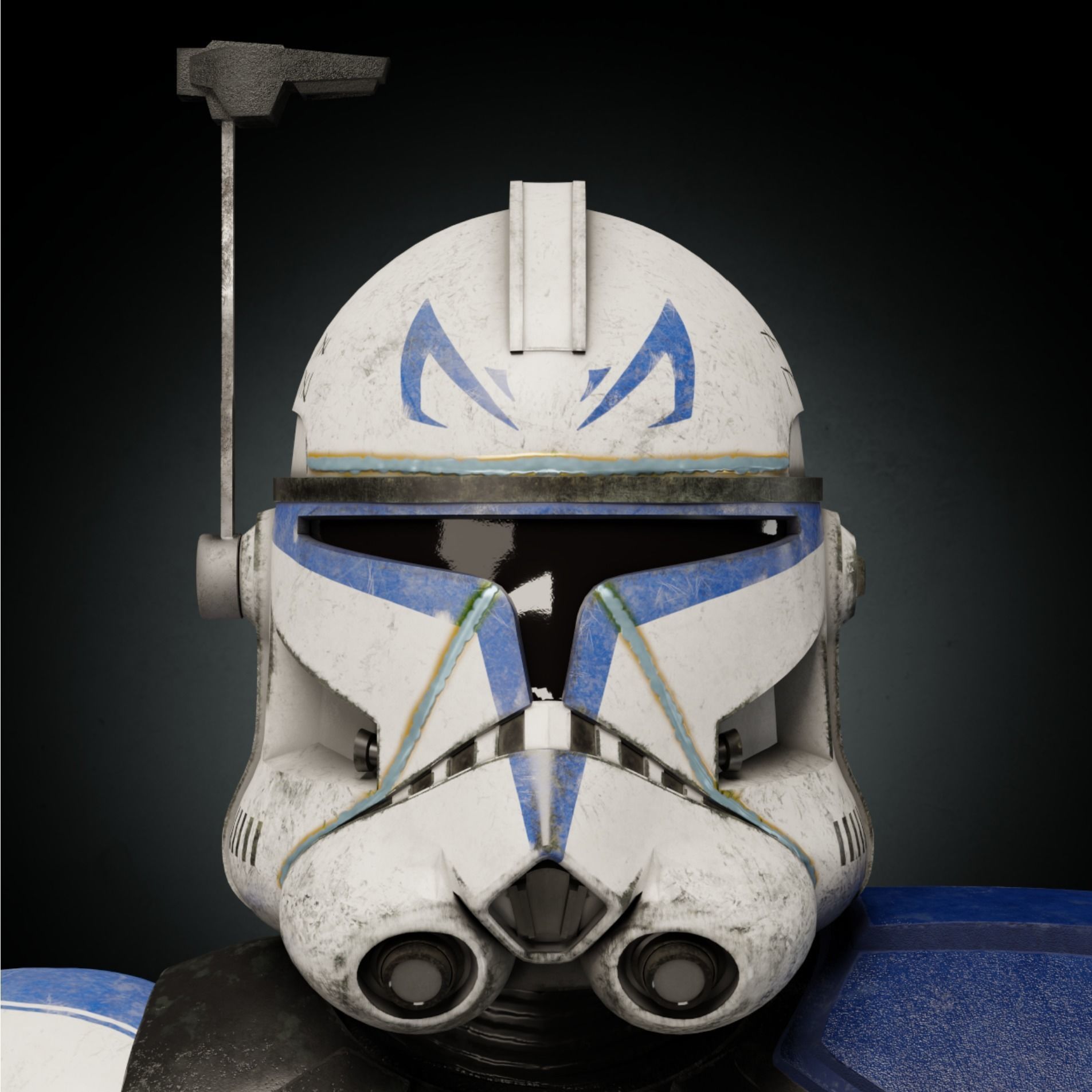 Captain Rex Live Action 3D Model Animation Ready Low-poly 3D model_4