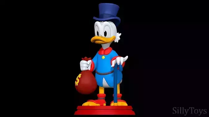 Scrooge McDuck 3D print model