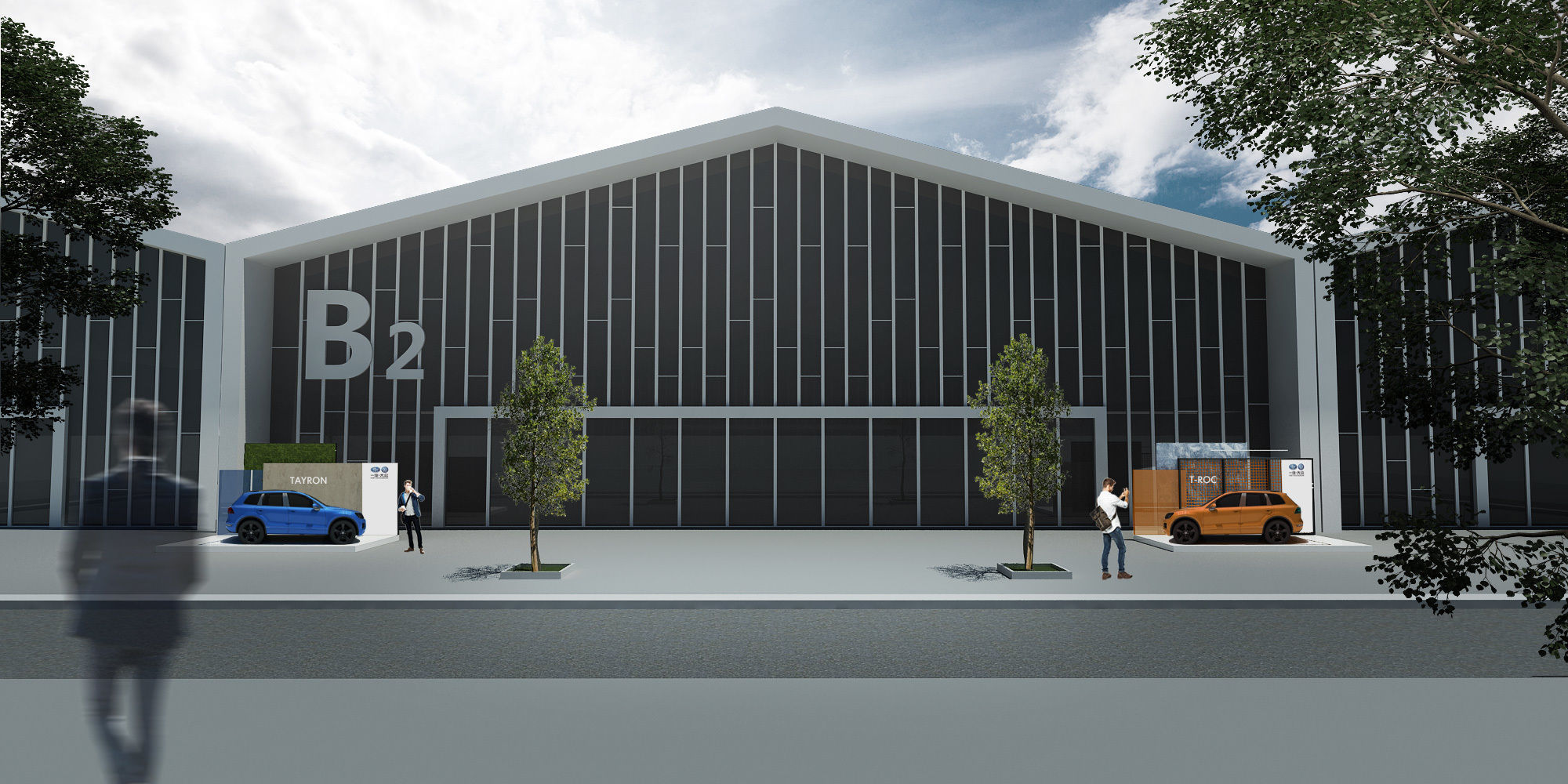  volkswagen booth  3D model_4