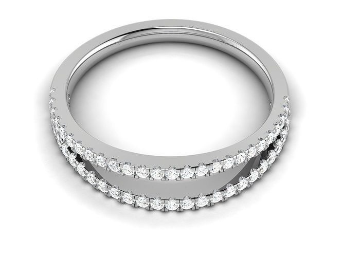 Solitaire Women Ring 3dm STL OBJ FBX Render Detail 3D print model