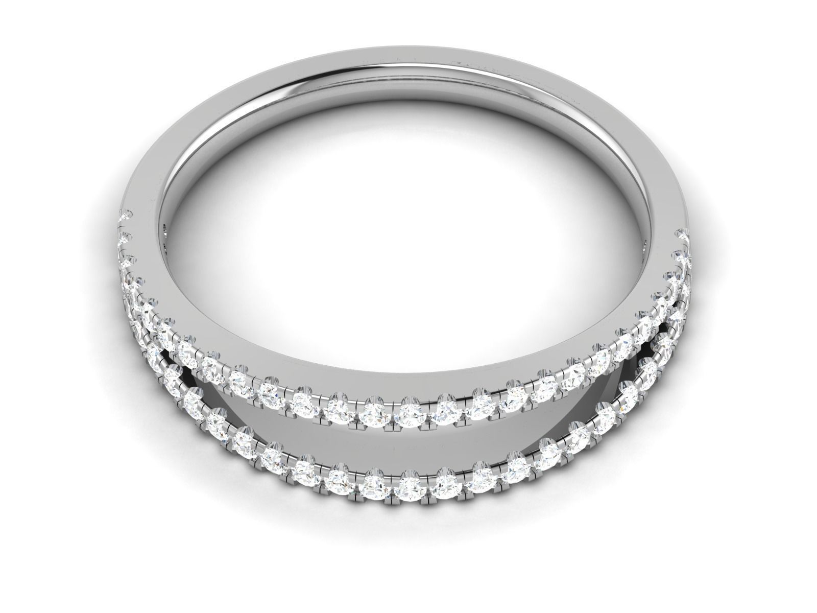 Solitaire Women Ring 3dm STL OBJ FBX Render Detail 3D print model_7