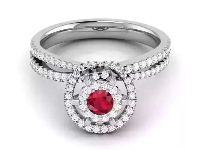 Women Ring 3dm STL OBJ FBX Render Details