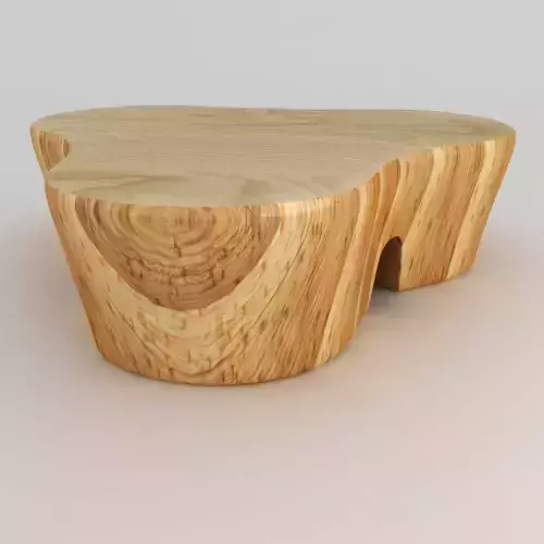 Rusted coffee table 3d model