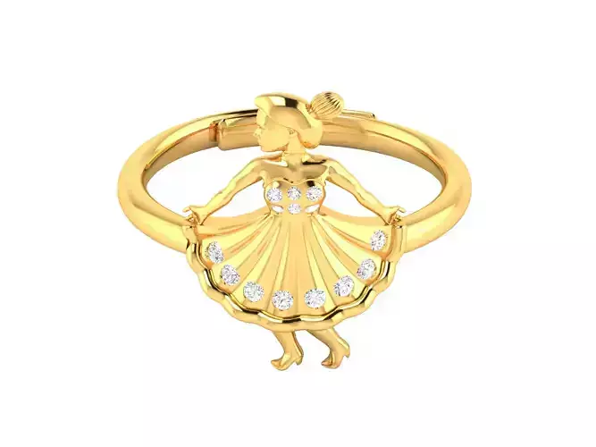 Women Ring 3dm STL OBJ FBX Render Details