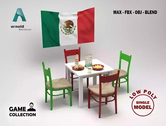 Mexican Restaurant Scene 1