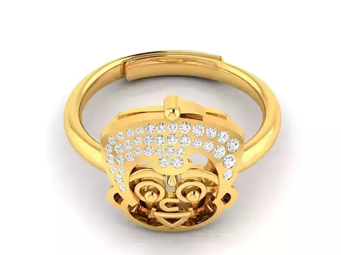 Women Ring 3dm STL OBJ FBX Render Details