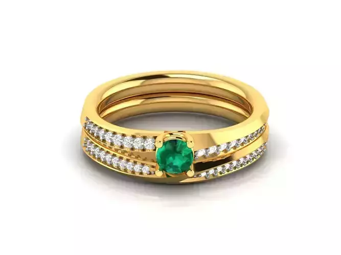 Women Ring 3dm STL OBJ FBX Render Details