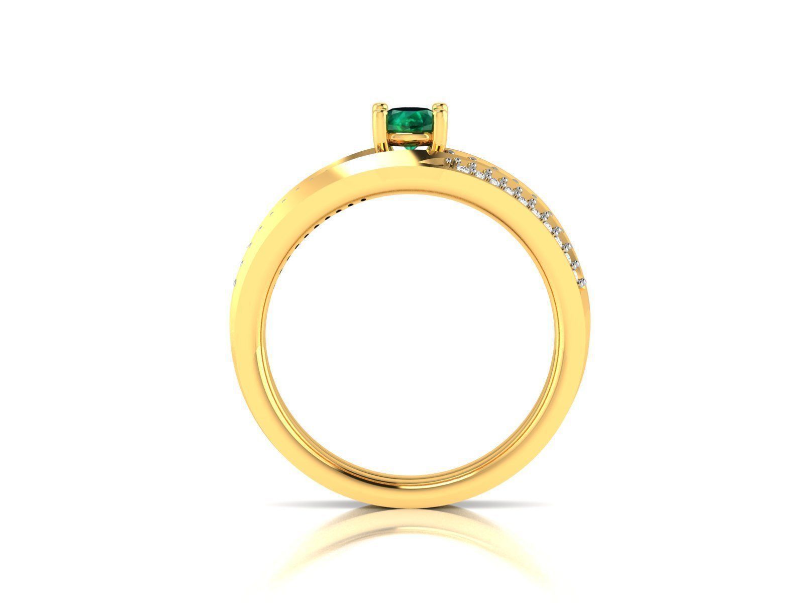 Women Ring 3dm STL OBJ FBX Render Details 3D print model_3