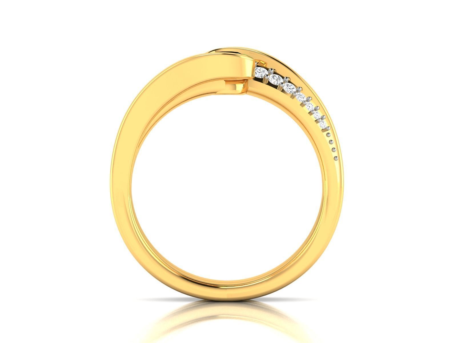 Women Ring 3dm STL OBJ FBX Render Details 3D print model_4