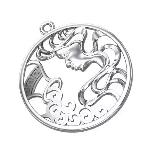 pendant Zodiac Aquarius