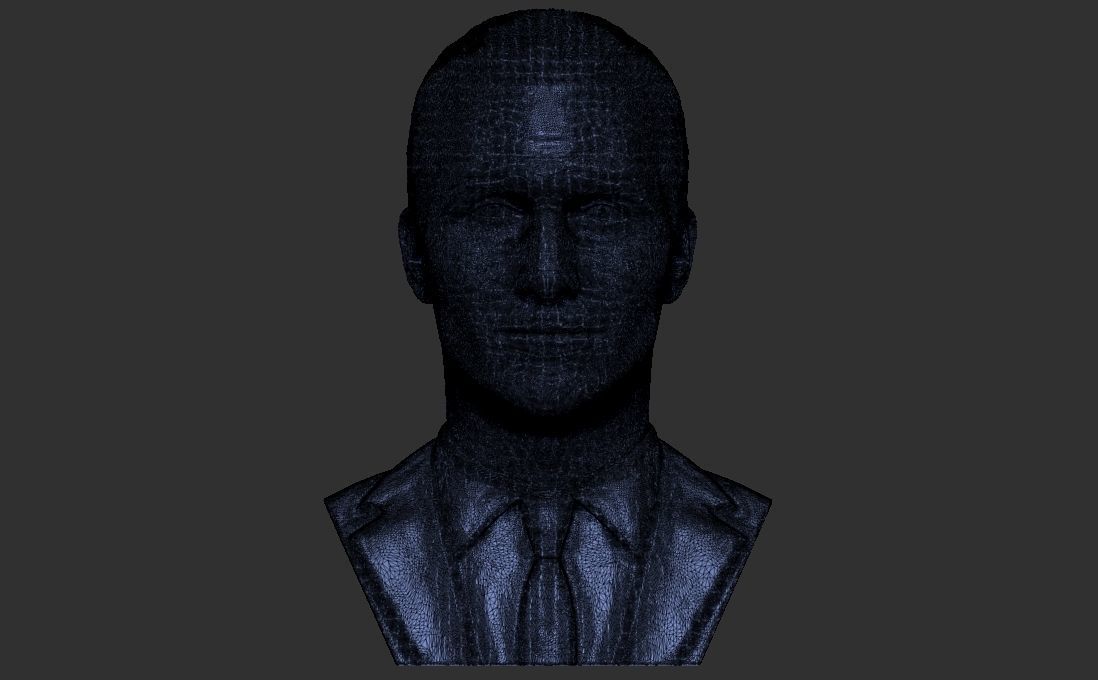 Matthew McConaughey bust for 3D printing 3D print model_23