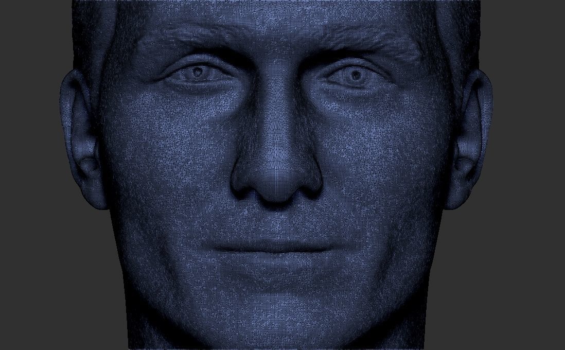 Matthew McConaughey bust for 3D printing 3D print model_26