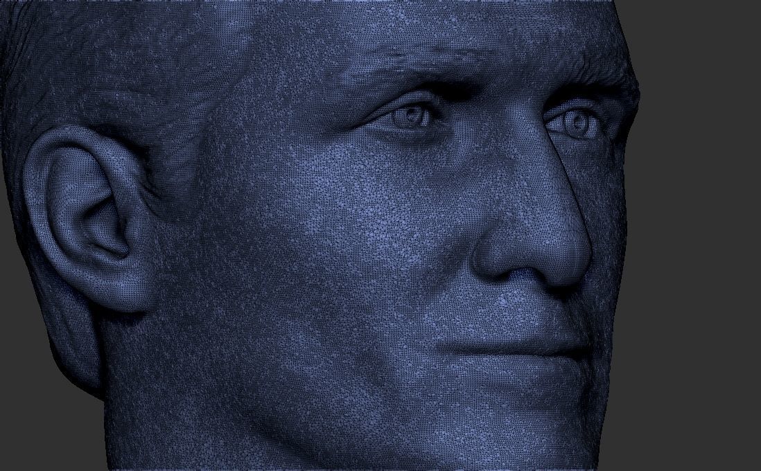 Matthew McConaughey bust for 3D printing 3D print model_27