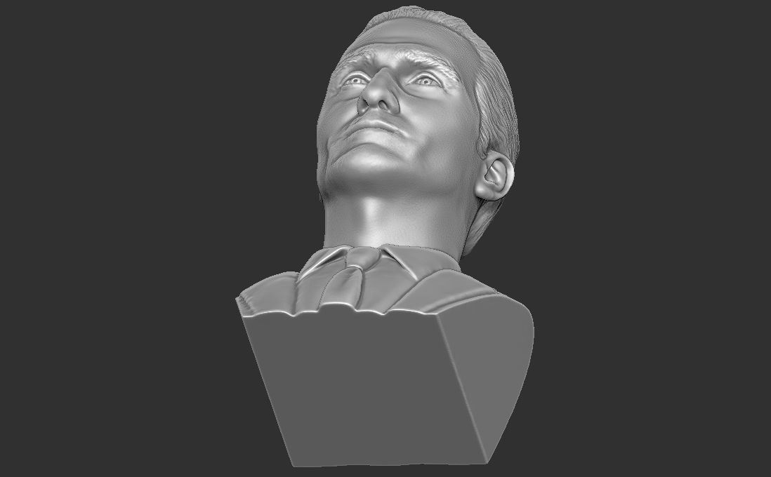 Matthew McConaughey bust for 3D printing 3D print model_21