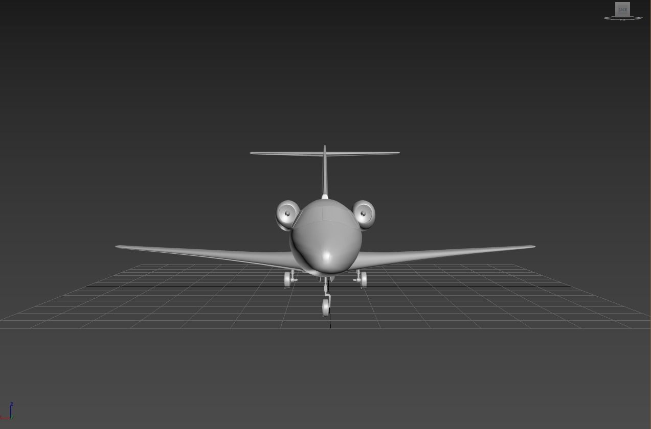 Hawker 4000 3D model_10