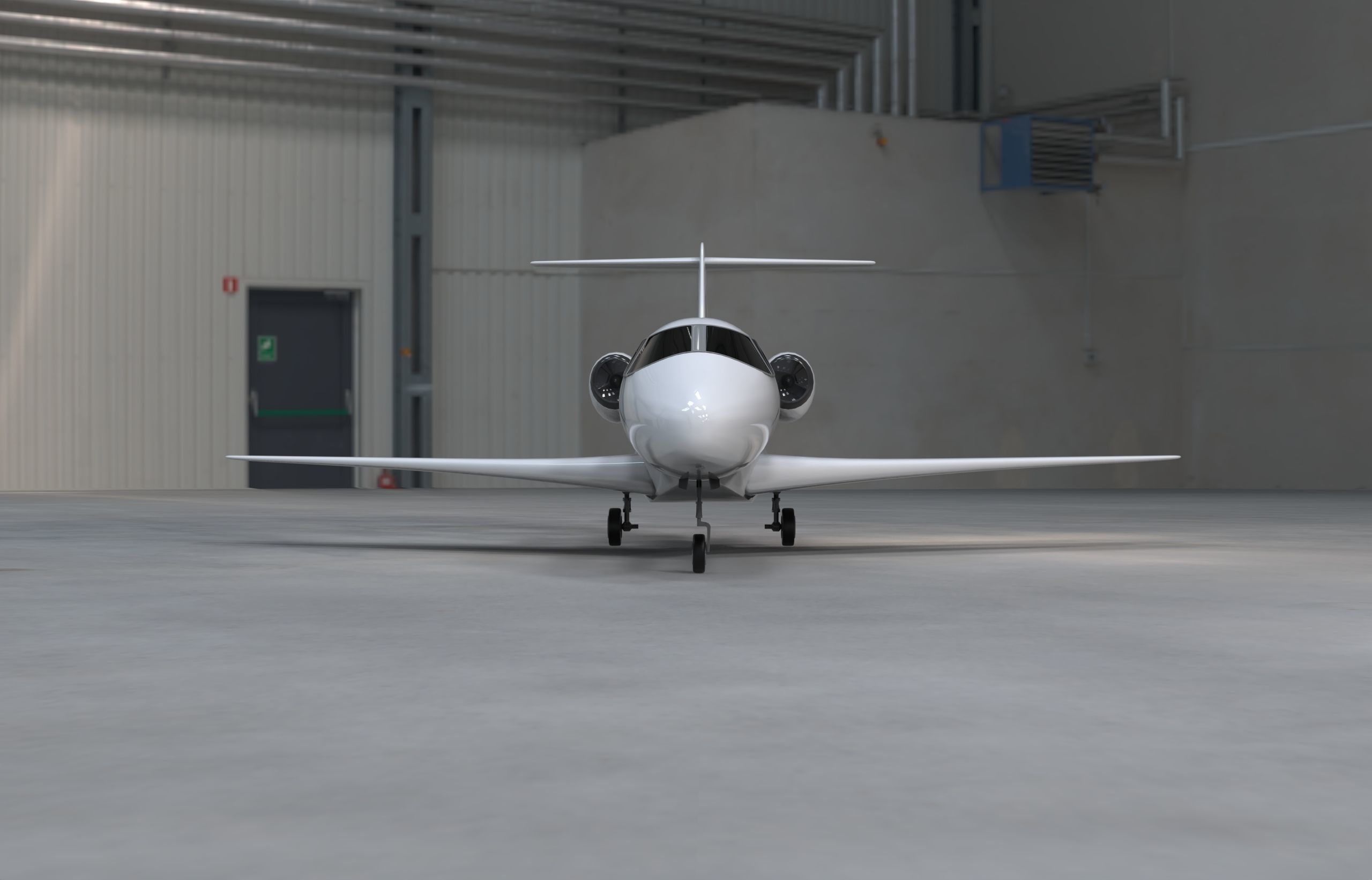 Hawker 4000 3D model_6
