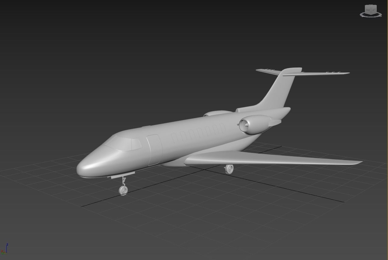 Hawker 4000 3D model_11
