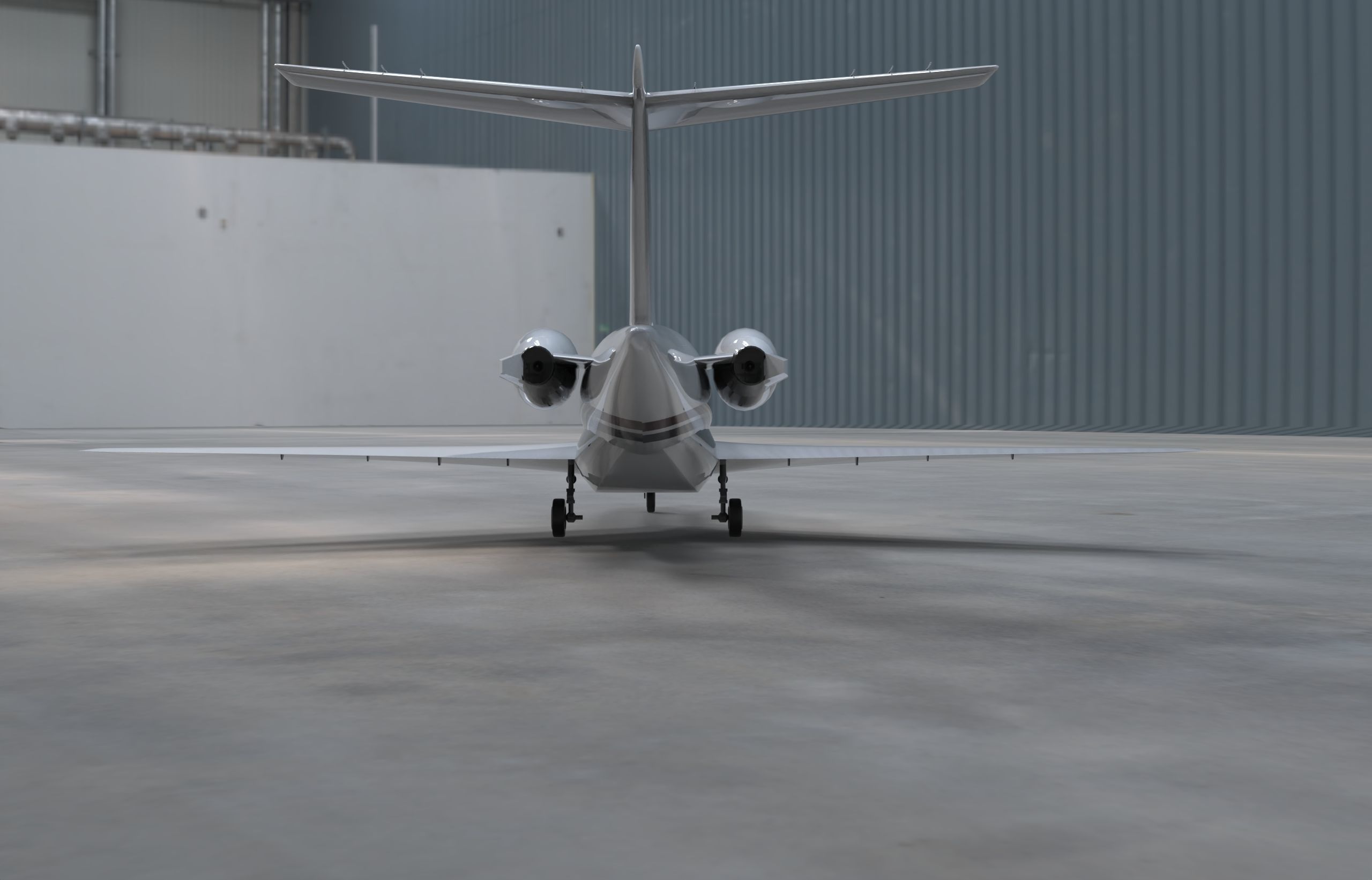 Hawker 4000 3D model_3