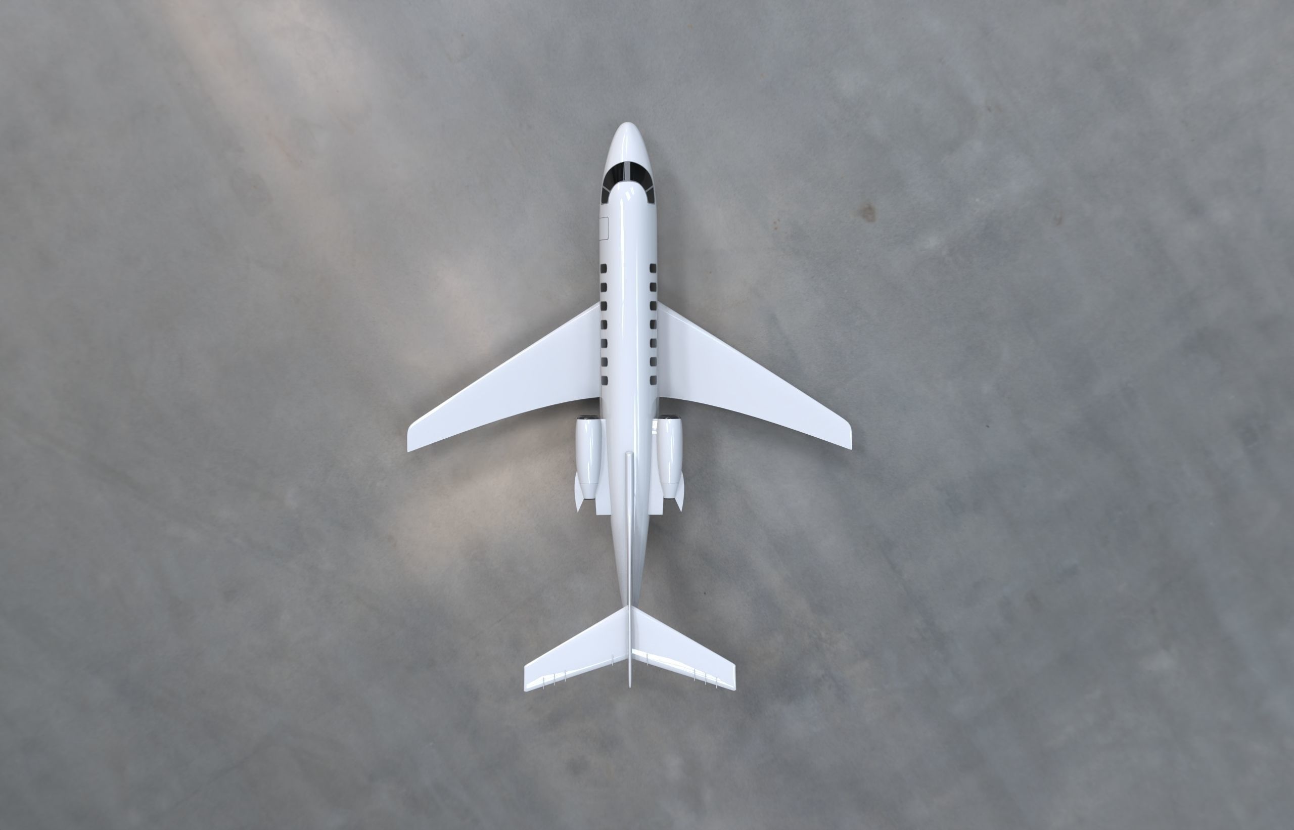 Hawker 4000 3D model_9