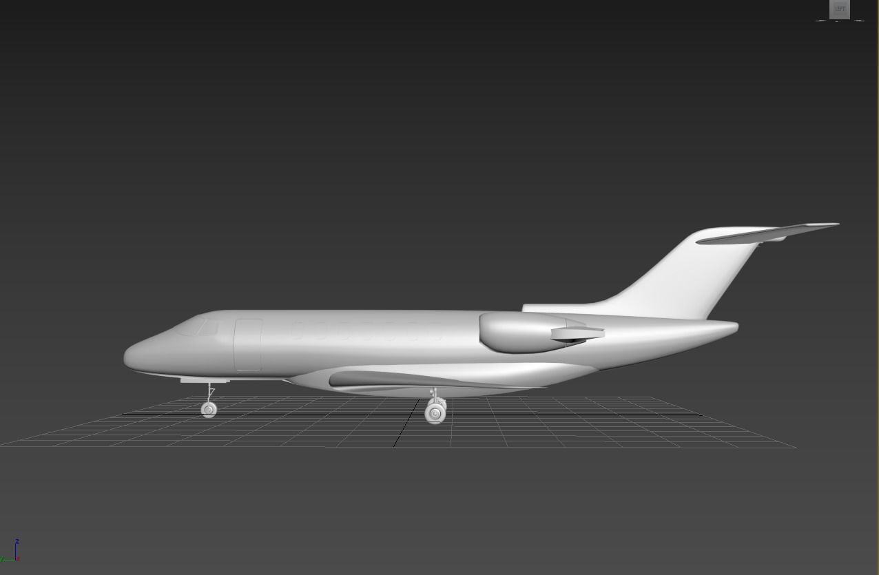 Hawker 4000 3D model_12