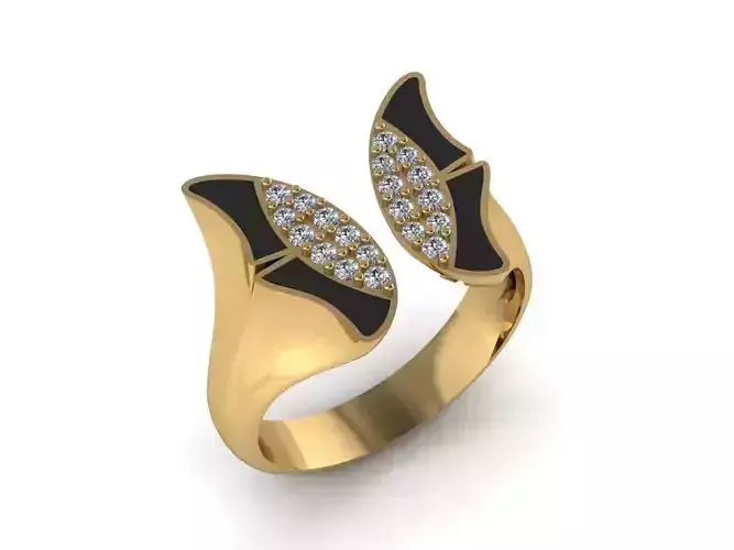 RING BUTTERFLY